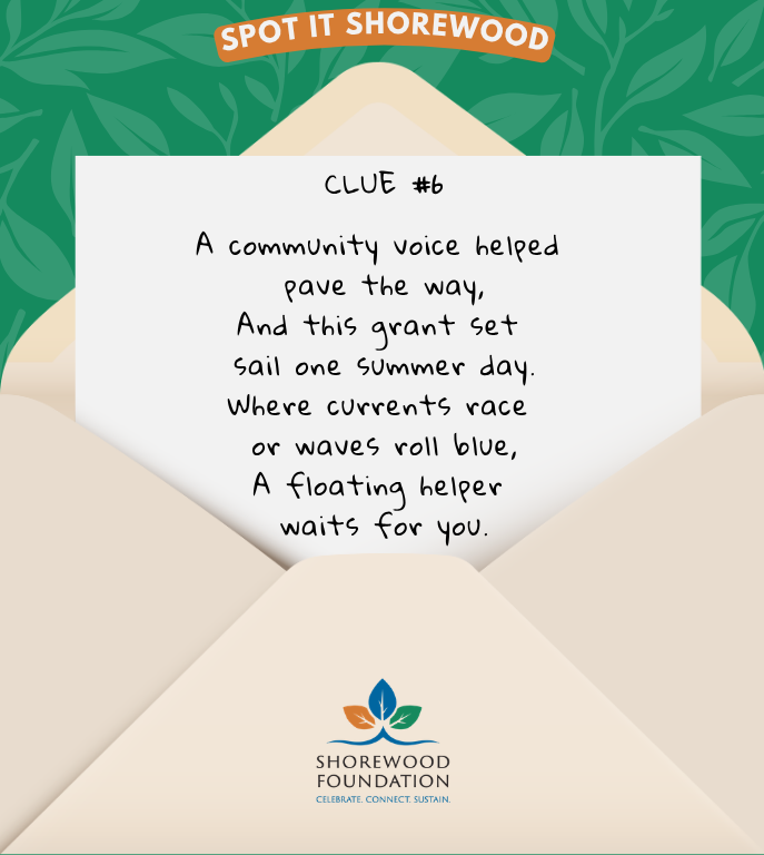 Spot it Shorewood Clue 6